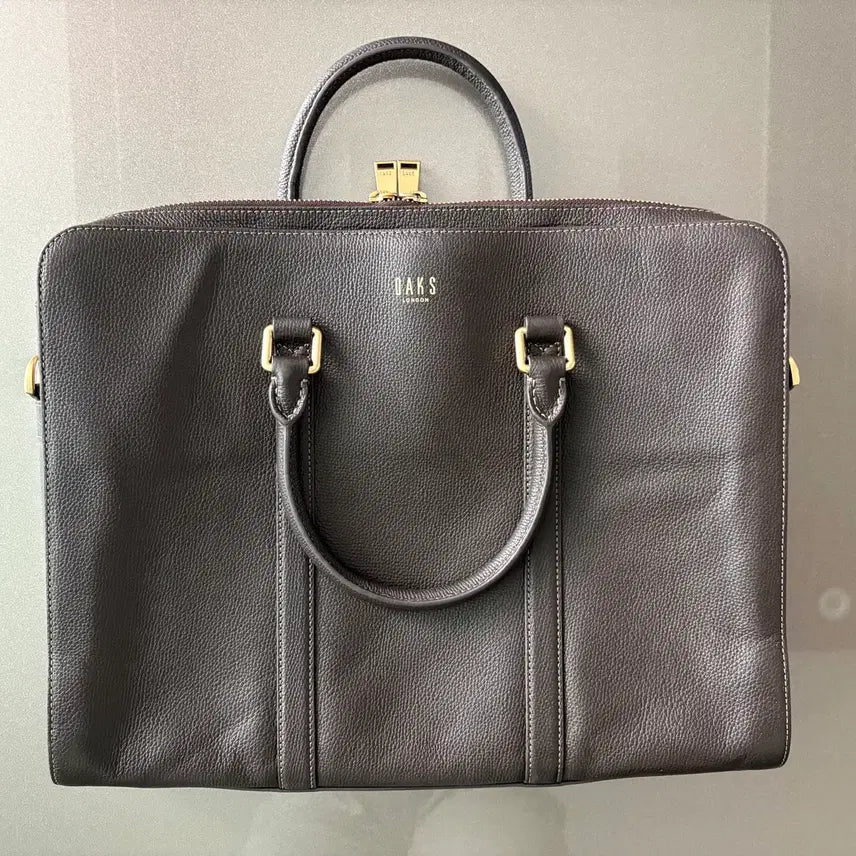 [BUNJANG] DAKS Leather Briefcase Bag Brown / 닥스 남자서류가방