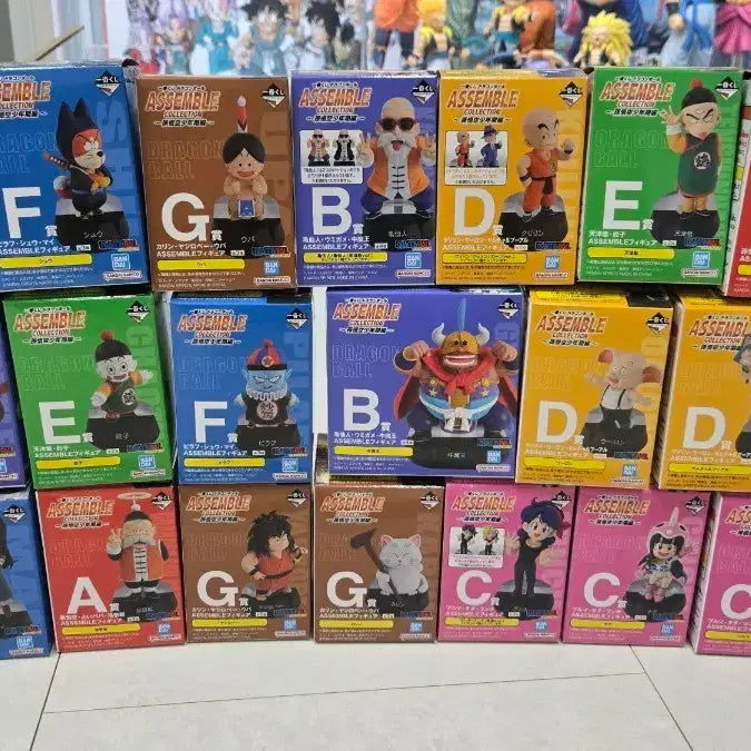 [BUNJANG] Dragon Ball Assemble 20 Types Normal + Acrylic Full Set Opened Good Condition / 택포)드래곤볼 어셈블 20종 노멀+아크릴전종 개봉양품