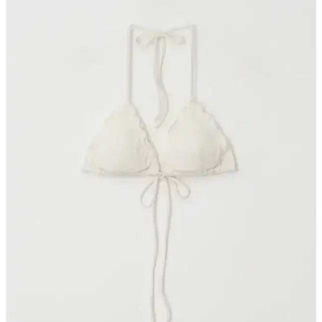 [BUNJANG] Piccolo Paradise Lily Eyelet Bikini Top Ivory M / 피콜로파라다이스 Lily eyelet bikini top ivory M