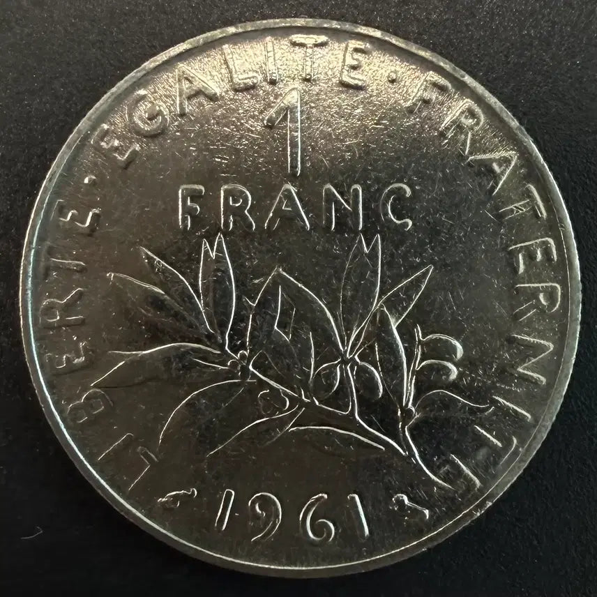 [BUNJANG] 1961 French 1 Franc Coin / 1961년 프랑스 1프랑 동전 w1551