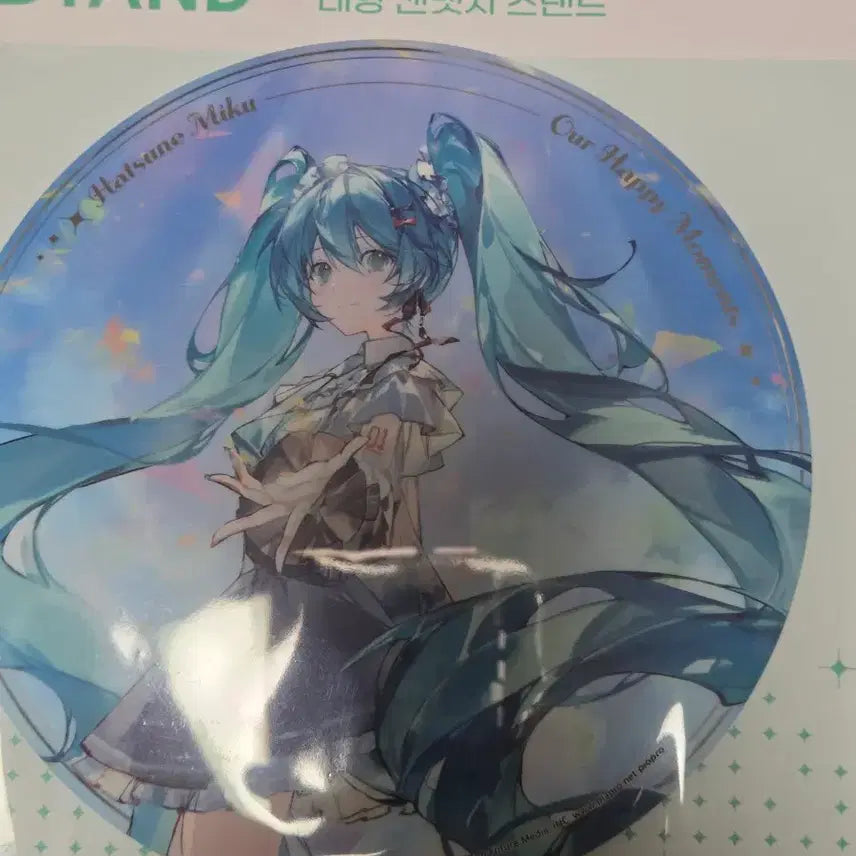 [BUNJANG] Hatsune Miku Thanksgiving Popup Can Badge Stand / 미개봉 미쿠 감사제 팝업 캔배지 스텐드 뱃지스탠드