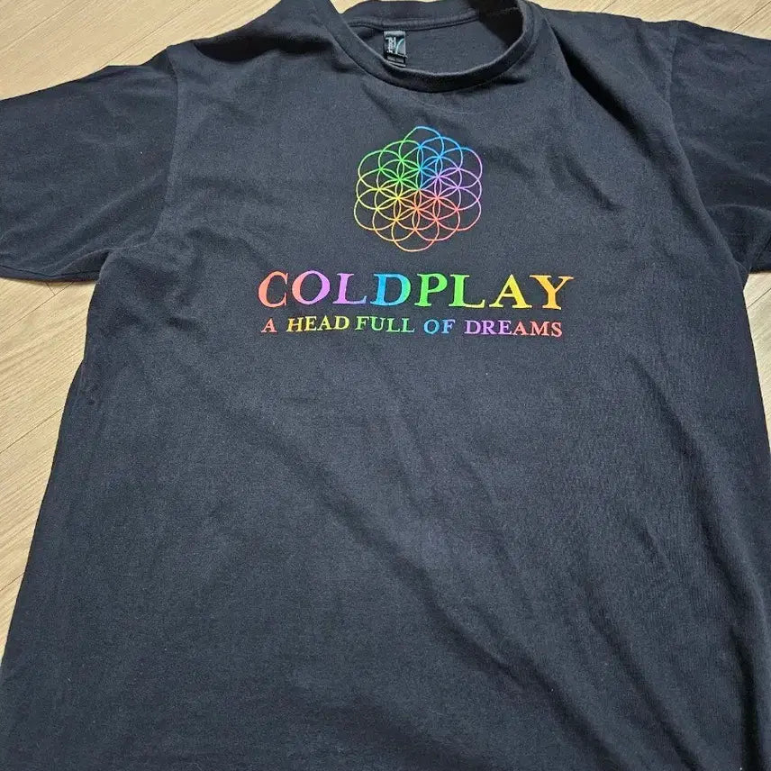 [BUNJANG] Coldplay A Head Full of Dreams 2017 T-Shirt / 콜드플레이 A HEAD FULL OF DREAMS 반팔 티셔츠 2017