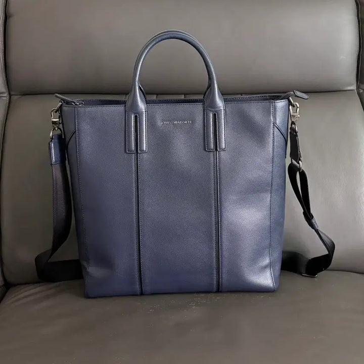 [BUNJANG] Louis Quatorze Saffiano Leather Tote Bag / 루이까또즈 토트백