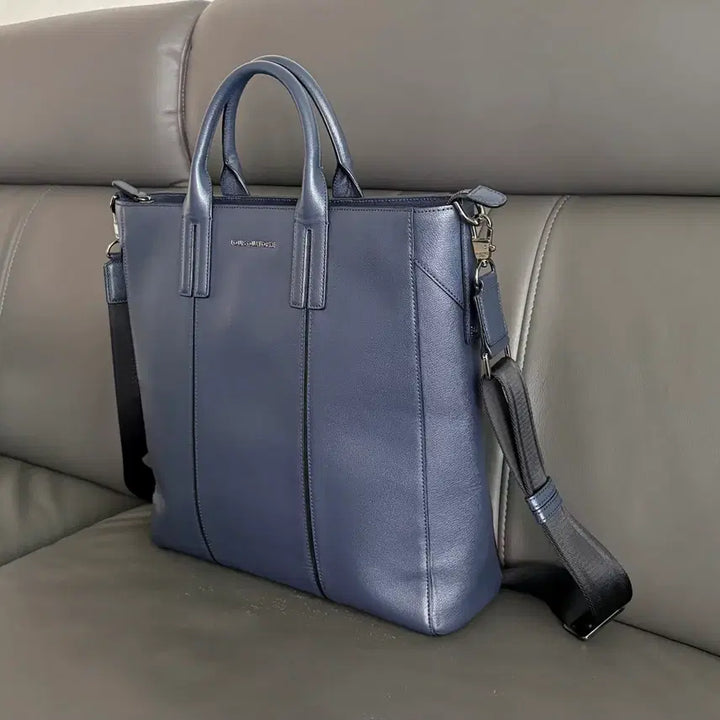 [BUNJANG] Louis Quatorze Saffiano Leather Tote Bag / 루이까또즈 토트백