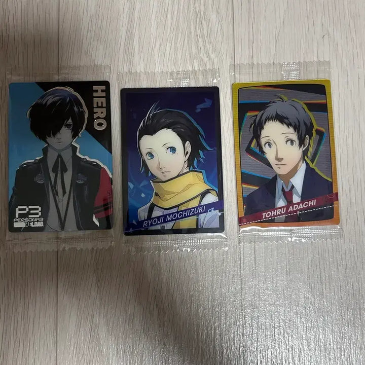 [BUNJANG] Persona 3 Yuki Makoto 3rd Anniversary Wafer Card (Sealed) / 페르소나3 3주 유키마코토 + 2장 웨하스 카드 미개봉