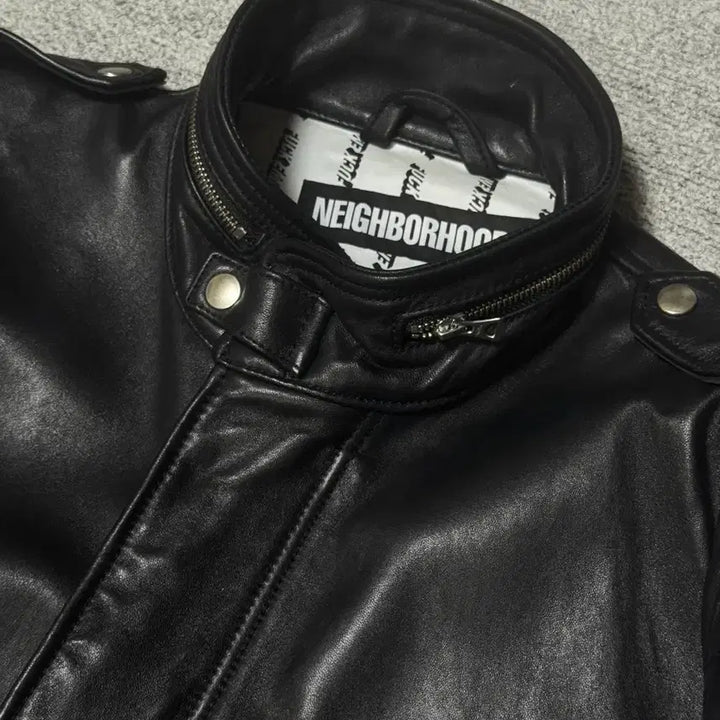 [BUNJANG] Neighborhood M65 Leather Jacket / [XL]네이버후드  m65 레더 양가죽 자켓