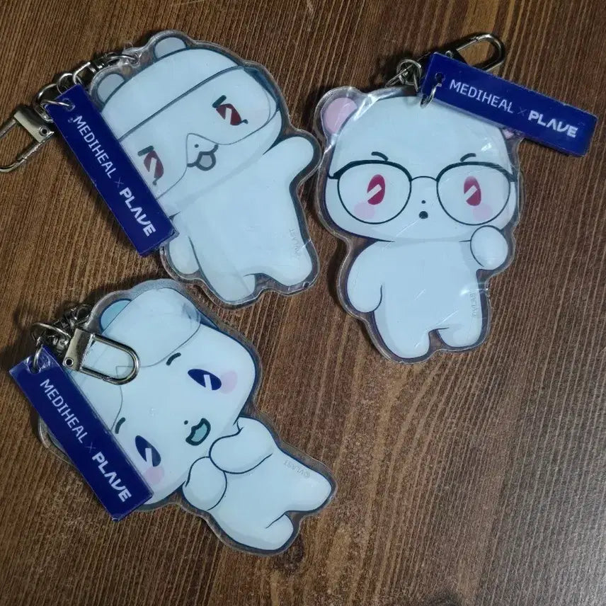 [BUNJANG] Mediheal MameMoo Mirror Keyring / 메디힐 므메미무 거울 키링
