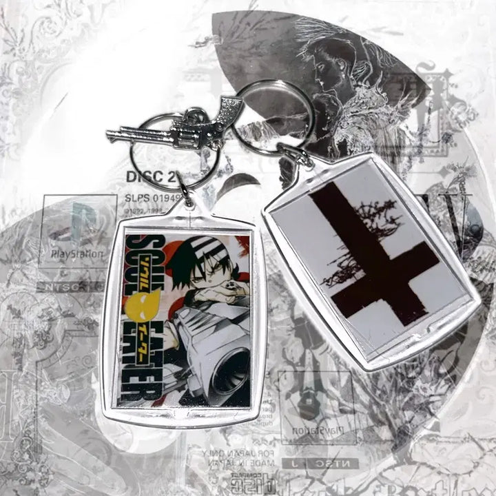 [BUNJANG] Soul Eater Death the Kid Acrylic Keychain / 소울이터 데스 더 키드 비공굿 아크릴 키링 굿즈