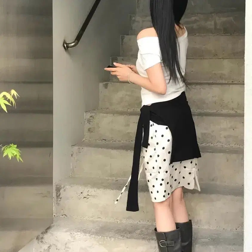 [BUNJANG] Ounce Ivory Off-Shoulder Top / 온스 ounce 아이보리오프숄더