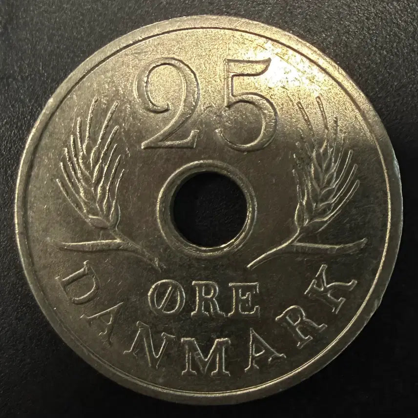 [BUNJANG] 1967 Denmark 25 Ore Coin / 1967년 덴마크 25외레 동전 w1599