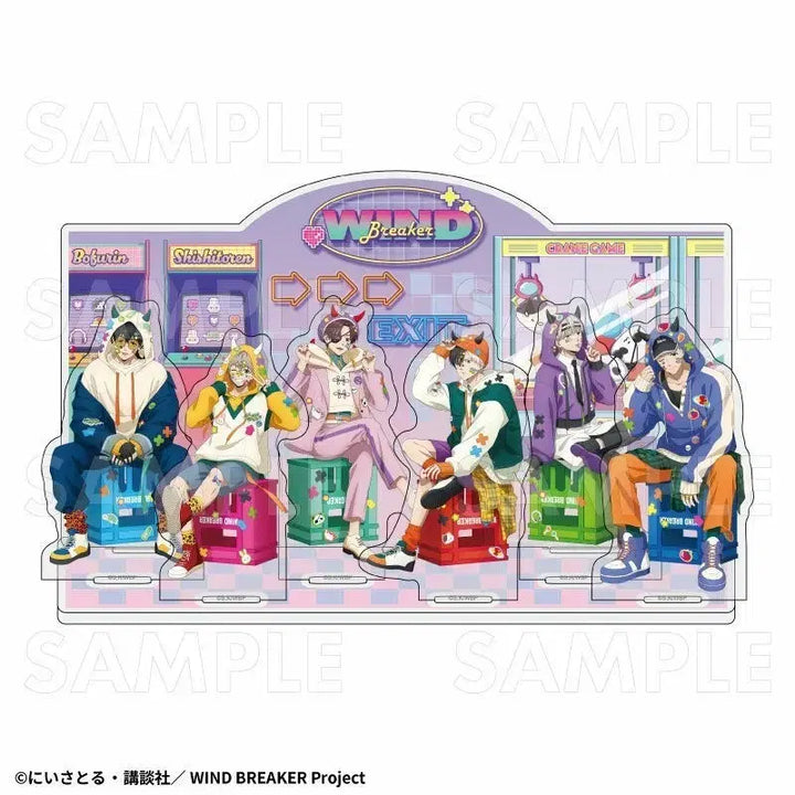 [BUNJANG] Wind Breaker Devil Deco Parka Haruka Sakura A4 Acrylic Diorama (Sealed) / 윈드브레이커 윈브레 데빌데코파카 디오라마 아크릴 미개봉 사쿠라 하루카