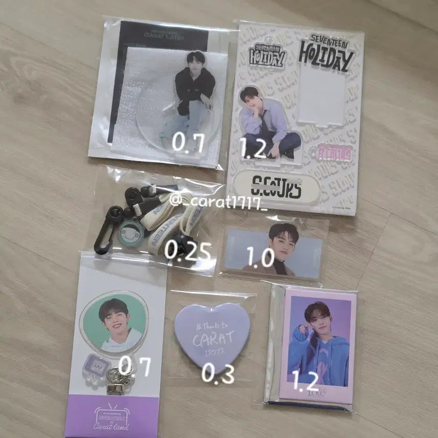 [BUNJANG] Seventeen S.Coups Goods / (미사용)세븐틴 에스쿱스 굿즈 양도