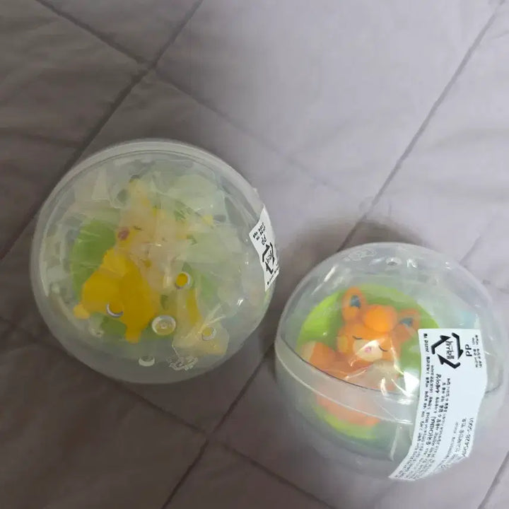 [BUNJANG] Pokemon Center Sleeping Time Pikachu &amp; Pammo 2 Types Gacha Figures (Sealed) / 포켓몬스터 두둥실 힐링타임 피카츄 빠모 2종 가챠 미개봉 판매
