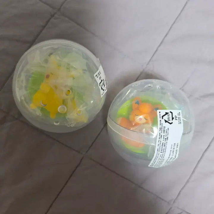 [BUNJANG] Pokemon Center Sleeping Time Pikachu &amp; Pammo 2 Types Gacha Figures (Sealed) / 포켓몬스터 두둥실 힐링타임 피카츄 빠모 2종 가챠 미개봉 판매
