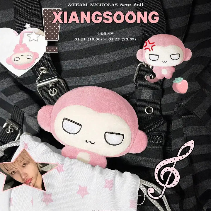 [BUNJANG] ENHYPEN Nicholas Sealed Plush Doll / 앤팀 니콜라스 미개봉 샹숭이 인형 양도