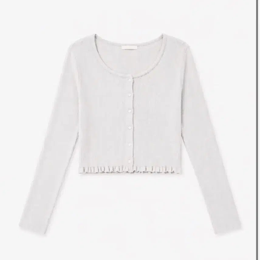 [BUNJANG] Livehour Summer Linen Cardigan Silver / 리브아워 썸머 린넨 가디건 실버