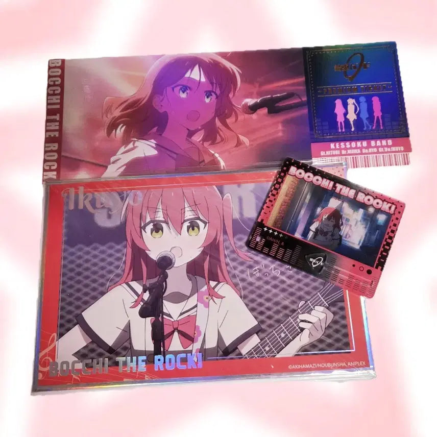 [BUNJANG] Bocchi the Rock! Hitori Gotoh 3 Item Bundle Set / 봇치 더 록 굿즈 키타 이쿠요 3개 일괄