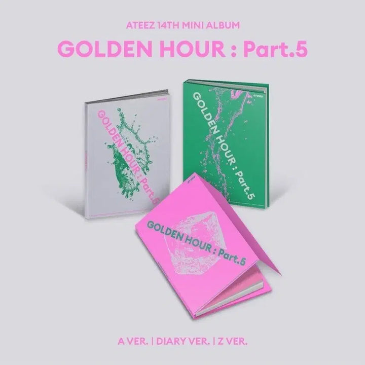 [BUNJANG] Ateez Golden Hour Part 5 TOKTOQ Photobook Split Set / 분철) 에이티즈 TOKTOQ 골든아워 파트5 포토북 특전포카포함 분철