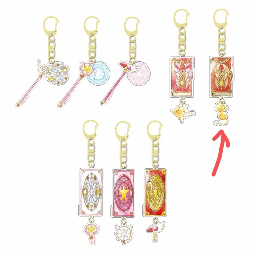 [BUNJANG] Cardcaptor Sakura Crow Card Acrylic Keychain / 카드캡터체리 크로우카드 아크릴키링
