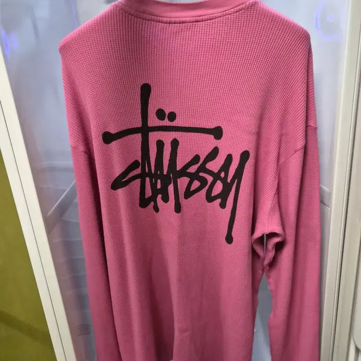 [BUNJANG] Stussy Knit Pink / 스투시 니트 핑크(L)