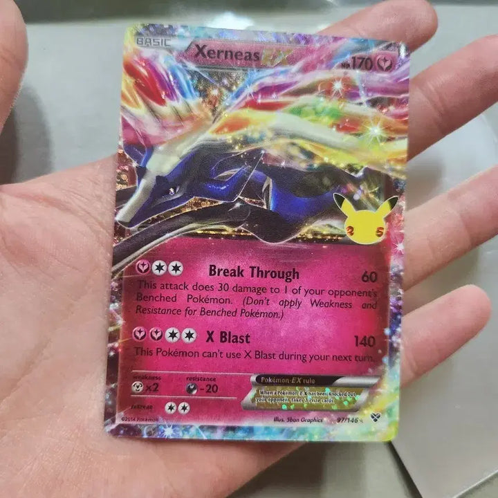 [BUNJANG] Pokemon 25th Anniversary Xerneas North American Edition / 포켓몬카드 25주년 제르네아스 북미판!
