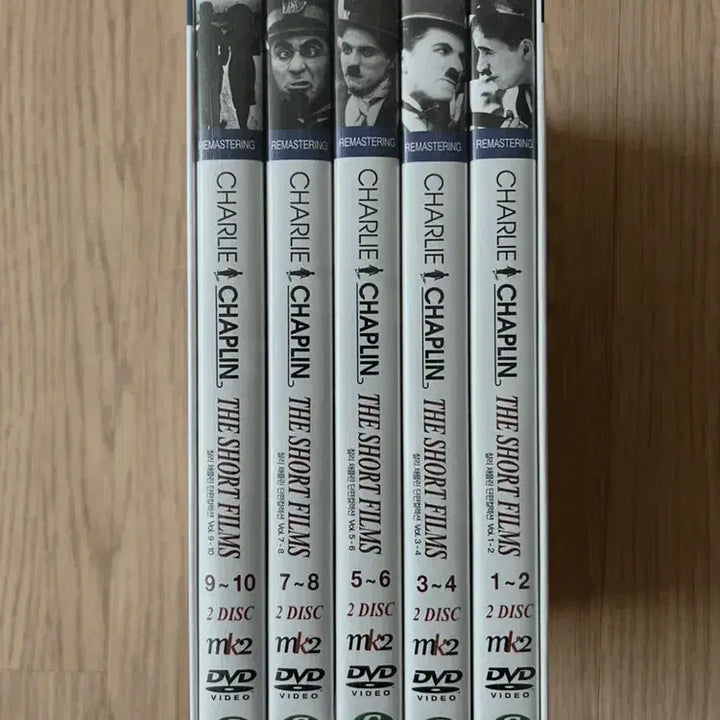 [BUNJANG] Charlie Chaplin Edition HD Remastering: Short Film Collection (10-Disc) / [HD 리마스터링] 찰리 채플린 에디션 : 단편 컬렉션 (10disc)