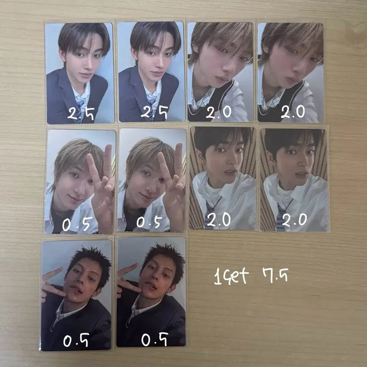[BUNJANG] M2U Martz Hyunsung Martin James Gunho Johoon School Uniform Photocard / 코르티스 엠투유 포카 양도 성현 마틴 제임스 건호 주훈 교복포카