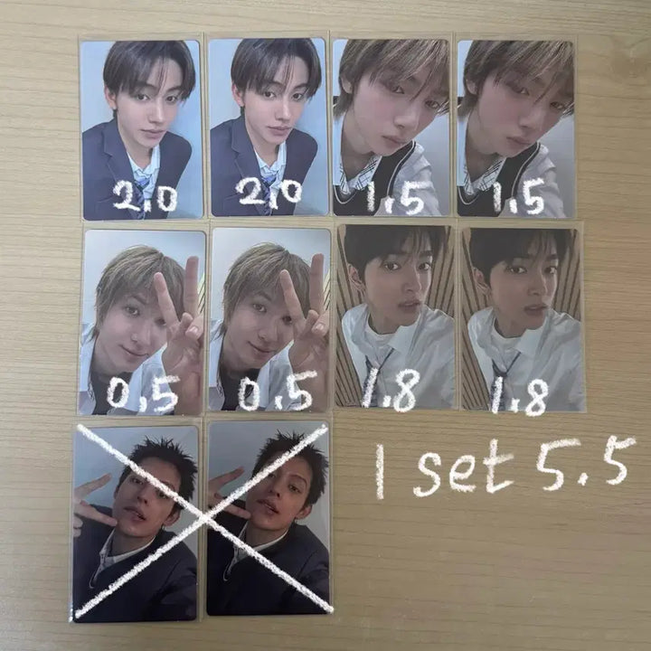 [BUNJANG] M2U Martz Hyunsung Martin James Gunho Johoon School Uniform Photocard / 코르티스 엠투유 포카 양도 성현 마틴 제임스 건호 주훈 교복포카