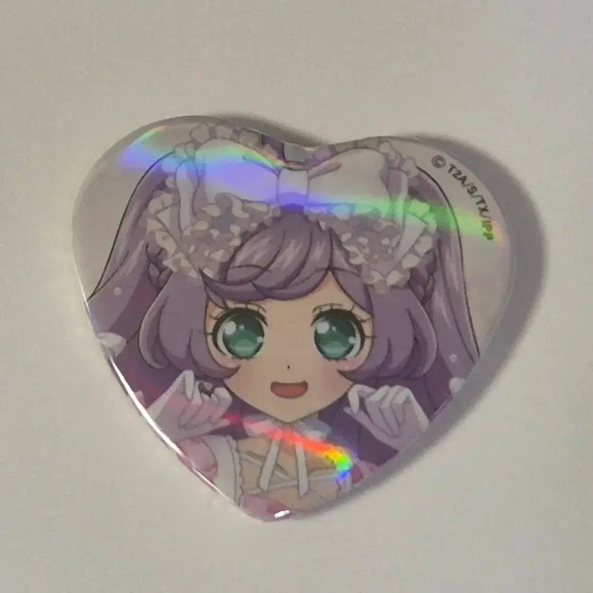[BUNJANG] PriPara Mana Kirara Lalala Heart Can Badge / 프리파라 마나카 라라 라파리 하트 캔뱃지