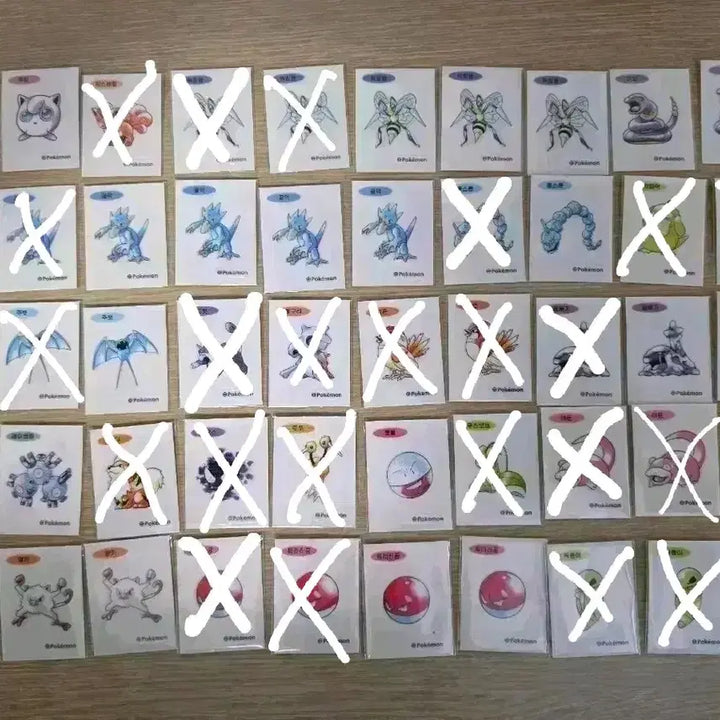 [BUNJANG] Pokemon Artwork Ttibusil Set / (사진수정/수정-4) [30주년]포켓몬 아트워크 띠부씰