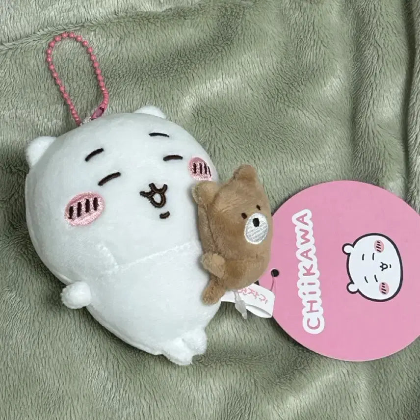 [BUNJANG] Chiikawa Stress Ball Plush Keychain / 택0,새상품) 먼작귀 치이카와 스트레스볼 인형 키링
