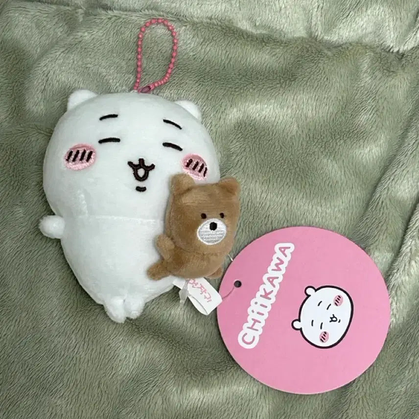 [BUNJANG] Chiikawa Stress Ball Plush Keychain / 택0,새상품) 먼작귀 치이카와 스트레스볼 인형 키링