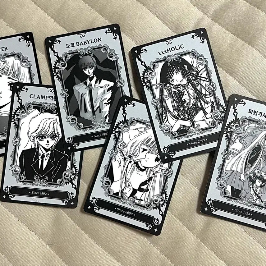 [BUNJANG] CLAMP Art Exhibition Profile Card Set / 클램프전 프로필카드 쵸비츠 홀릭 도쿄바빌론 학원탐정단 레이어스