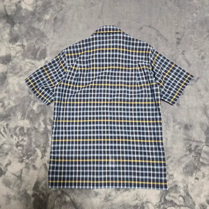 [BUNJANG] Daks Check Short Sleeve Shirt / (95)닥스 체크 반팔 셔츠