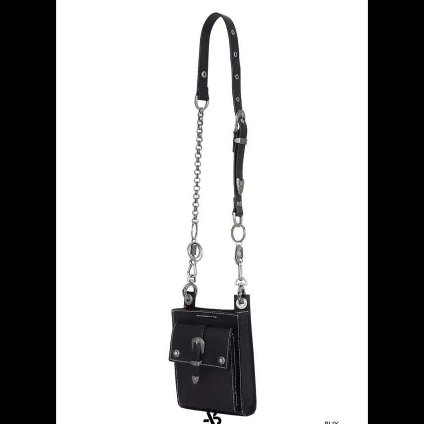 [BUNJANG] Andersson Bell Monterey Leather Cross Bag (Black) / 앤더슨벨 몬터레이 레더 크로스 백(블랙)(문의 많음)