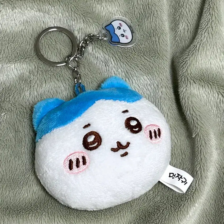 [BUNJANG] Mon-Jak-Gwi Hachiware Mirror Plush Keychain / 새상품) 먼작귀 하치와레 거울 인헝 키링
