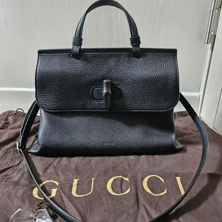 [BUNJANG] Gucci Black Bamboo Tote Bag / 정품) 구찌 블랙 뱀부 토트백 (매장가 265만원)