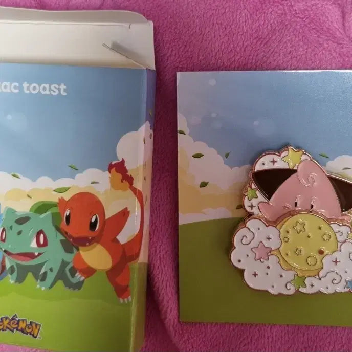 [BUNJANG] Pokemon Isaac Toast Collaboration Badge Pip / 이삭토스트 포켓몬 뱃지 삐
