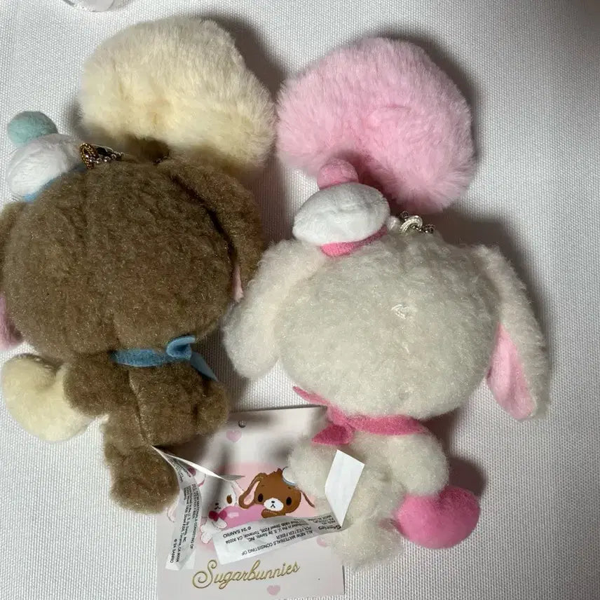 [BUNJANG] Sanrio Sugarbunnies Shirousa Kurousa Winter Mascot Keyring Bundle Set / 택포) 산리오 슈가바니즈 시로우사 쿠로우사 윈터 마스코트 키링 일괄