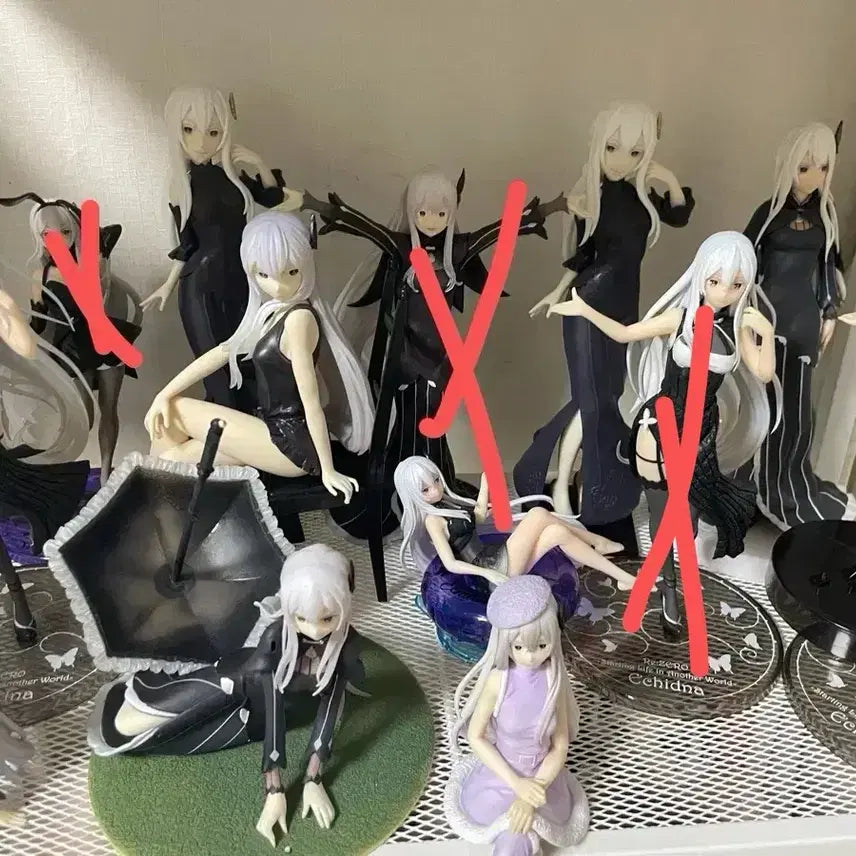 [BUNJANG] Echidna Figure / 리제로 에키드나 피규어 개당 만원