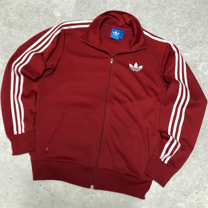 [BUNJANG] Adidas Firebird Track Jacket Burgundy / 아디다스 파이어버드 져지 버건디 삼선 트랙탑 자켓