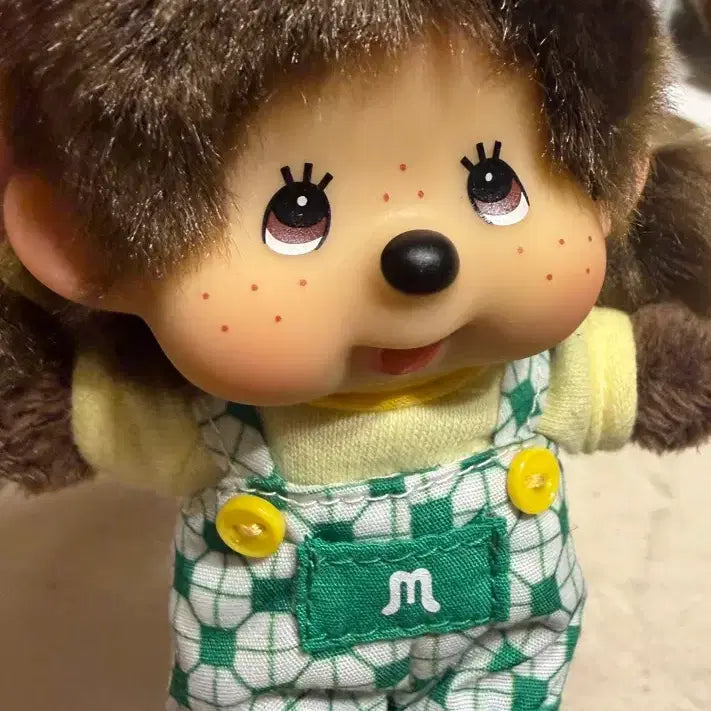 [BUNJANG] Melonpan Monchhichi Big Head Keychain (New) / 메론빵 빅헤드 몬치치 키링 새제품