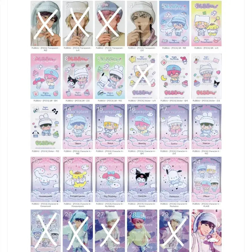 [BUNJANG] PLAVE Photocard Bundle Set / 플레이브 포카 앨포 럭드 미공포 시그 등등 양도