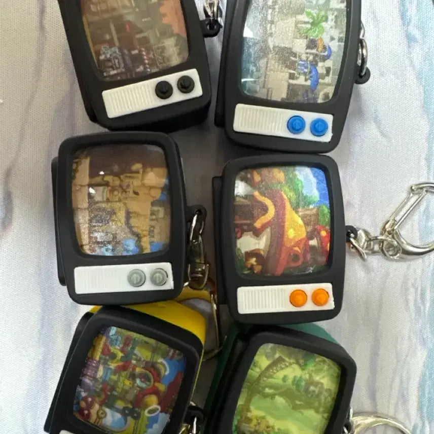 [BUNJANG] MapleStory BGM Keyring Set (Perion, Kerning City, Ludibrium) / 메이플 BGM 키링