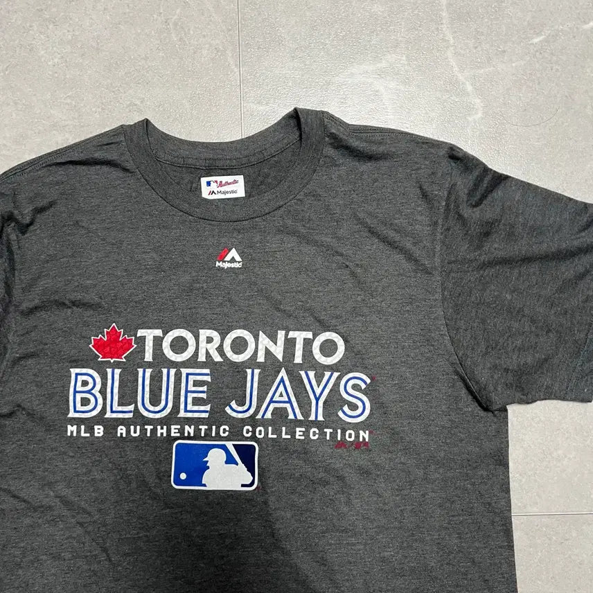 [BUNJANG] Majestic Toronto Blue Jays Short Sleeve T-Shirt / [L] 마제스틱 토론토 블루제이스 반팔티