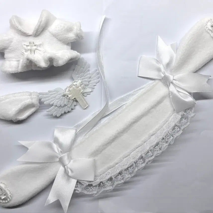 [BUNJANG] 10cm Doll Clothes Firefly Magic Bunny Black White / 10cm 인형옷 firefly magic bunny 매직버니 블랙 화이트