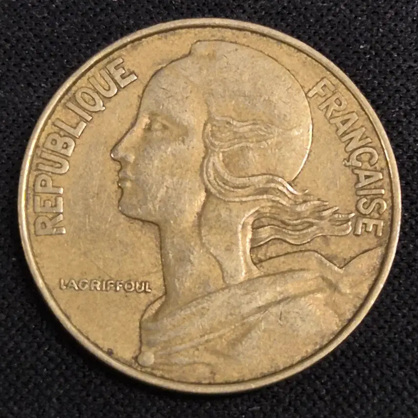 [BUNJANG] 1974 French 20 Centimes Coin / 1974년 프랑스 20상팀 동전 [EP. 3429]