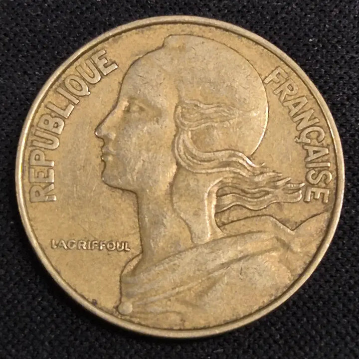 [BUNJANG] 1974 French 20 Centimes Coin / 1974년 프랑스 20상팀 동전 [EP. 3429]