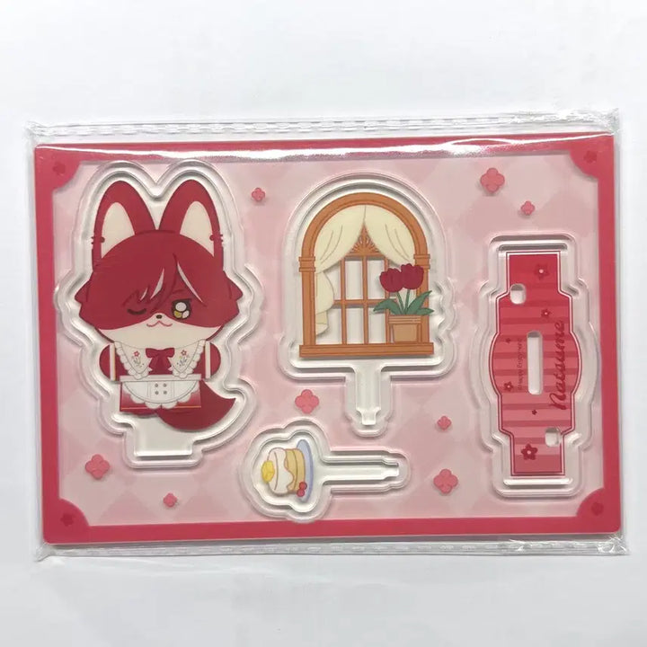 [BUNJANG] Ensemble Stars Sakasaki Natsume Chugoku Cafe Fox Acrylic Stand / 앙스타 사카사키 나츠메 중스타 보송보송 카페 여우 아크릴