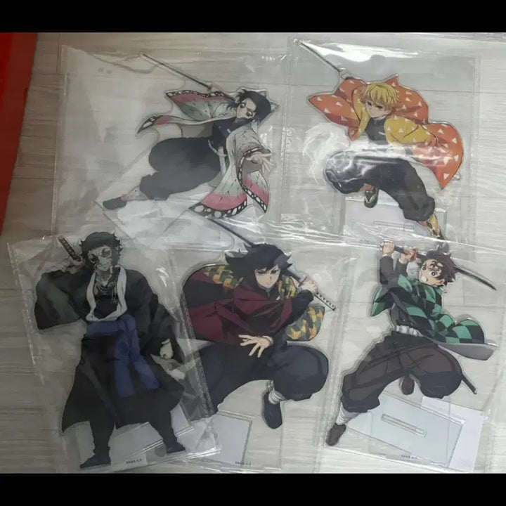 [BUNJANG] Aniplex Kimetsu no Yaiba Big Acrylic Stand Set (5 Types) / (미개봉) 귀멸의칼날 애니플렉스 쿠지 빅 아크릴 스탠드 5종 일괄